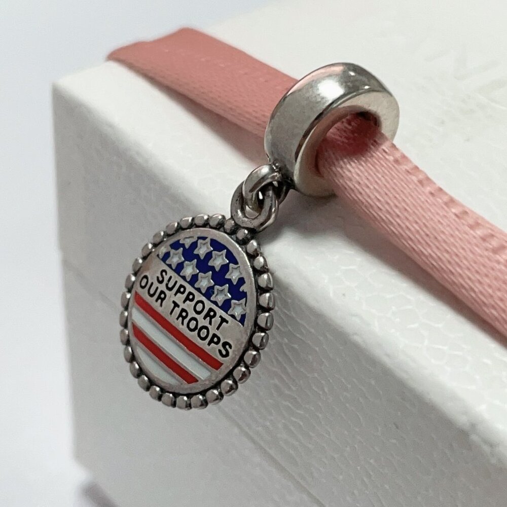 Pandora Support Our Troops Charm